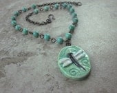 Spring Dragonfly Necklace
