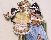 Cake Fairy Birthday Card Or Decoration Digital Download - Two Versions, Funny Sayings CS41CS