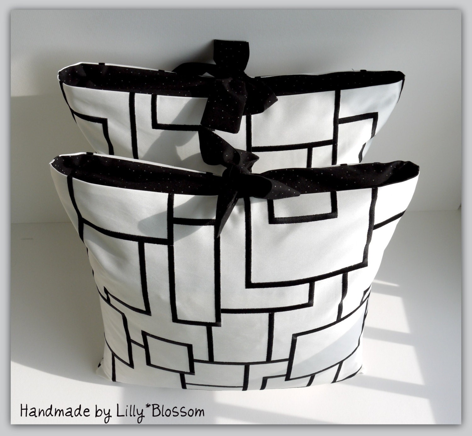 PDF Sewing Pattern Contrast Tied Cushion Cover