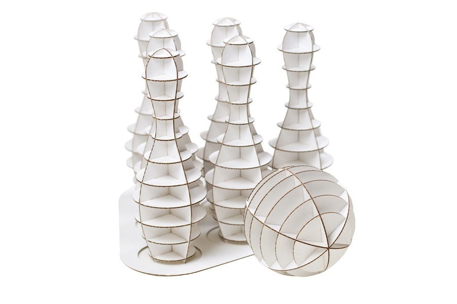 Office Bowling Game - White