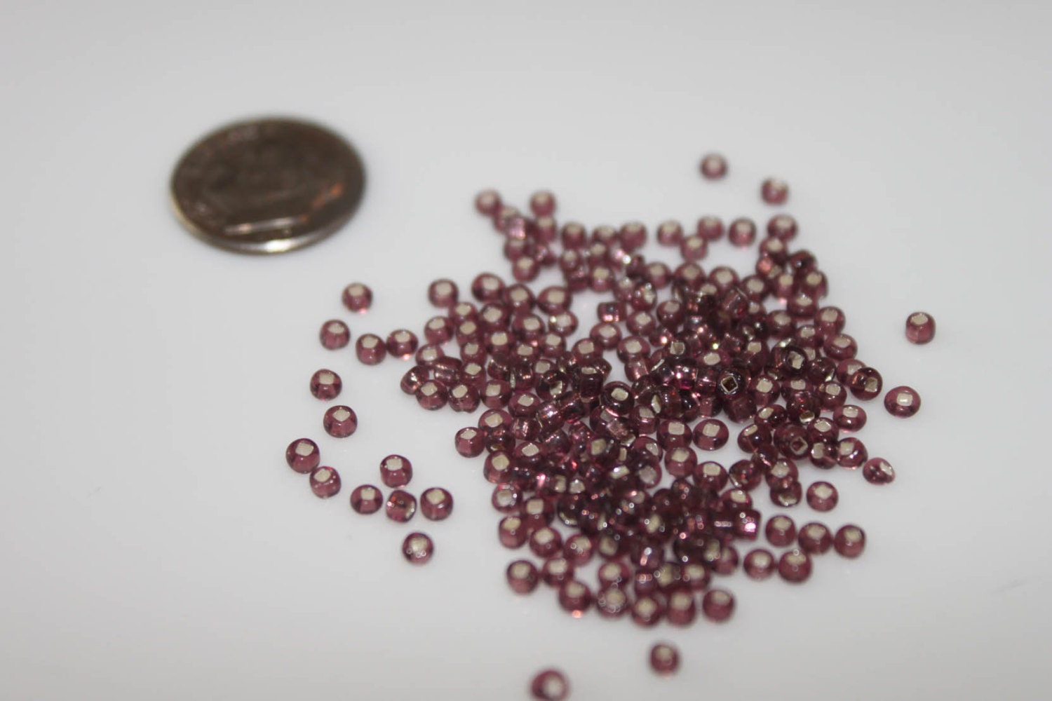 Purple Glass Jewelry Beads - .5oz/15g