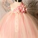 Vintage Rose- One Shoulder Tutu Dress