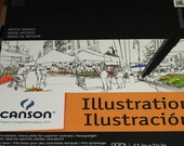 ATC / ACEO Blanks ... 25 Cards . Canson Illustration . Poly Sleeves . Art Supplies . White . Pen and Ink Drawing . Pencil . Marker