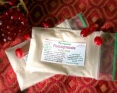 Organic Pomegranate Facial Mask - revitalizing, cleansing, natural, vegan - great for dry sensitive skin - SAMPLE