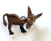Vintage Donkey Pin with Movable Head