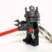 Evil Robot Keychain - made from Series 8 LEGO (r) Minifigure