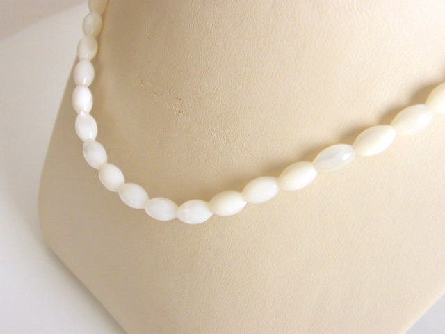 White Moonstone Choker Necklace Oval Beads Coupon Codes