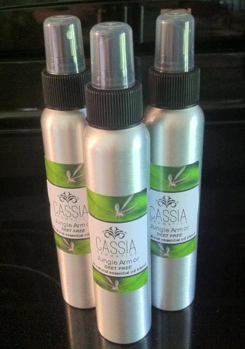 Jungle Armor TM  Insect Deterrent for People NO DEET Aromatherapy Spray