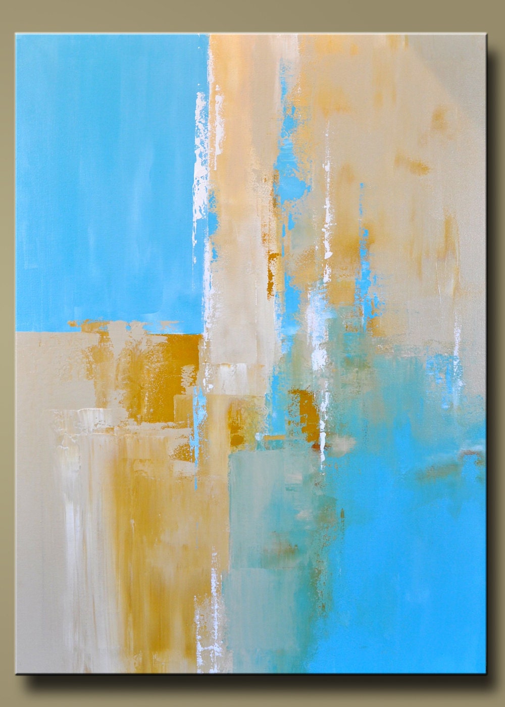 Desert Sands - 22 x 30 - Abstract Acrylic Painting - Original Contemporary Wall Art