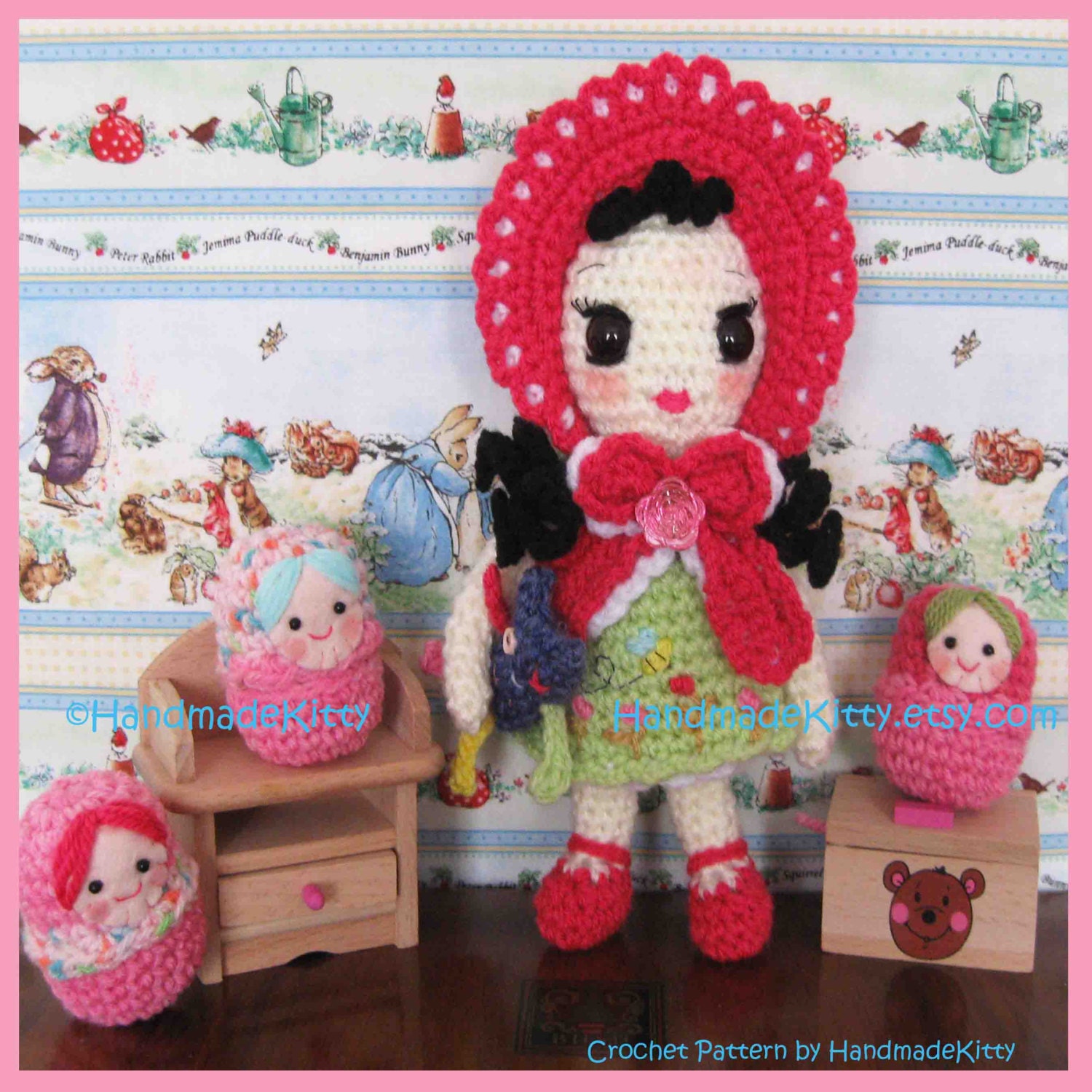 Boomii Doll Amigurumi PDF Crochet Pattern by HandmadeKitty