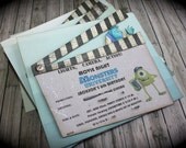 Movie Night Invitation...MONSTERS UNIVERSITY or any themed movie invitation