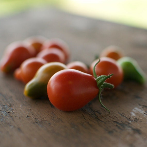 Organic Red Fig Cherry Tomato seeds