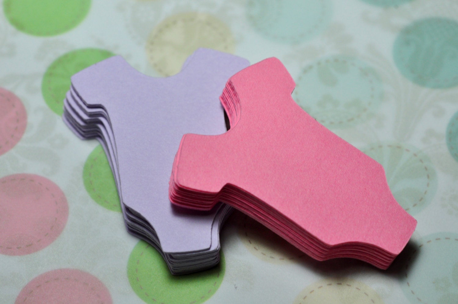 50 Onesie Diecuts - Girl or Boy - Baby Shower Decoration