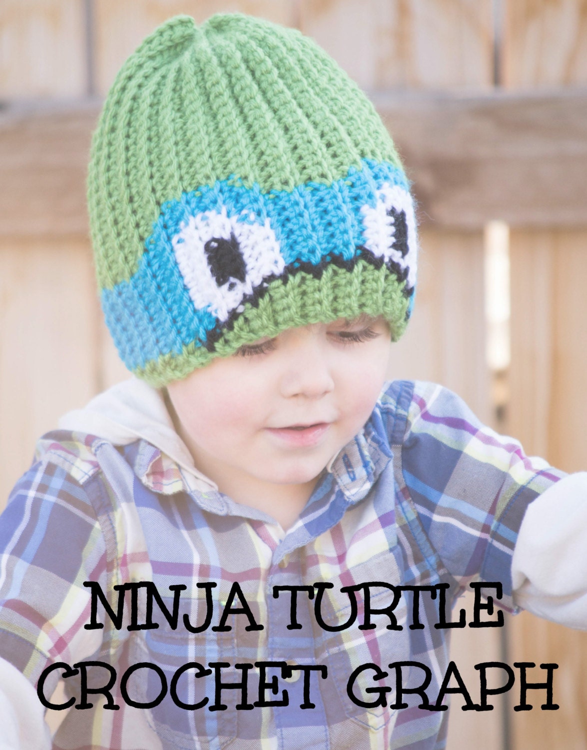 CROCHET GRAPH - TMNT Color Grid for Crochet or Knit Beanies