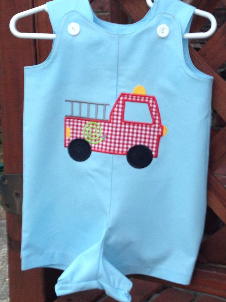 Fire truck Jon Jon short All