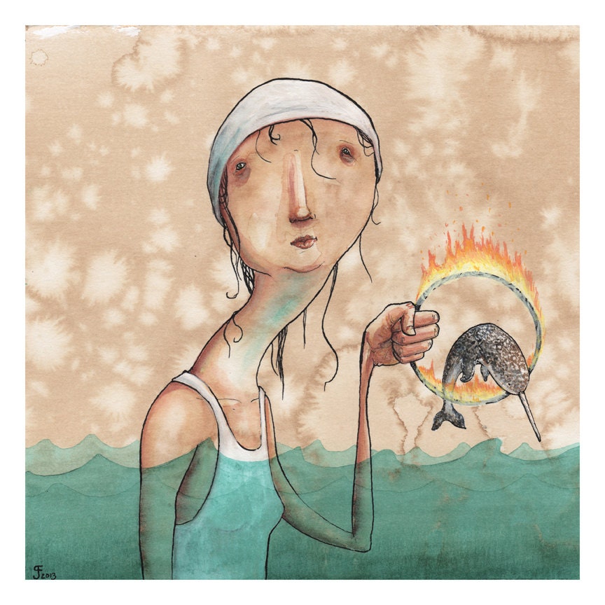 Through Hoops, for You limited edition giclee print