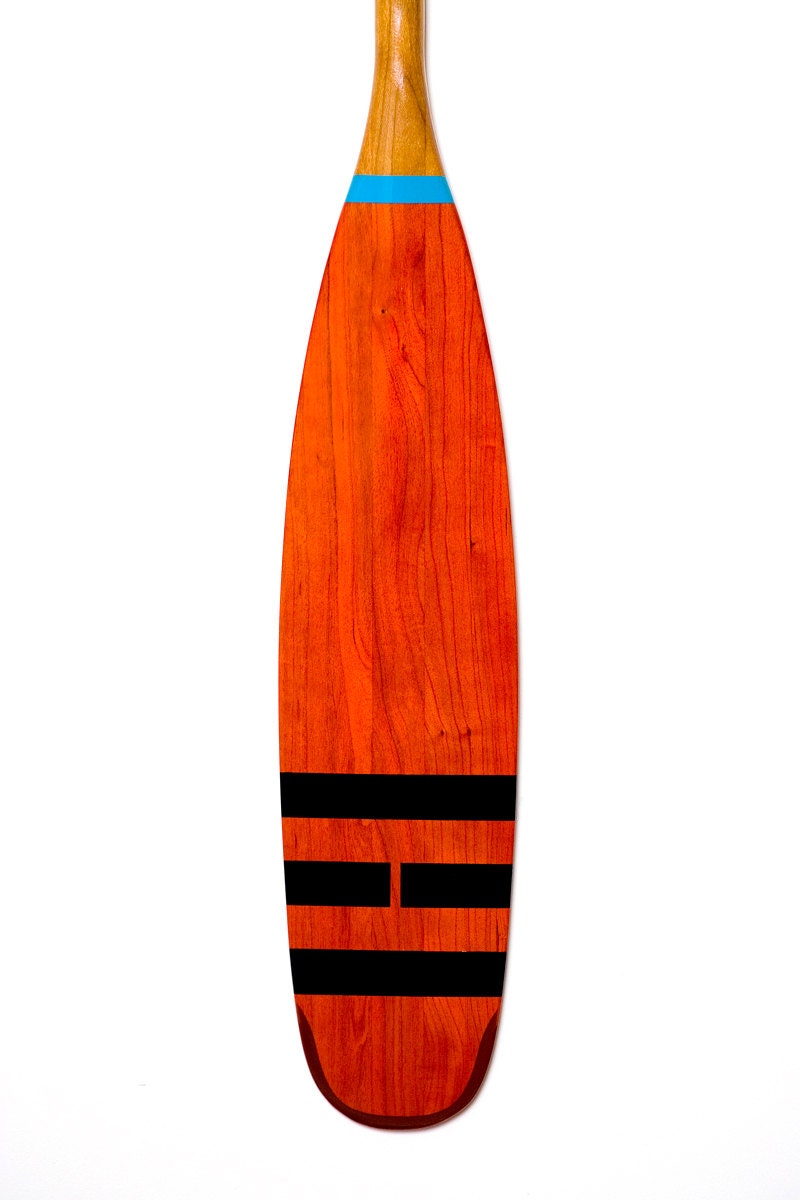 Elements series (Fire) designer cherry wood canoe paddle/oar