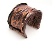 Fold Formed Bracelet, Copper Cuff, Unisex Jewelry, Hammered Copper Cuff, Metalwork Jewelry, Fold Form Jewelry, Copper Bracelet, Men