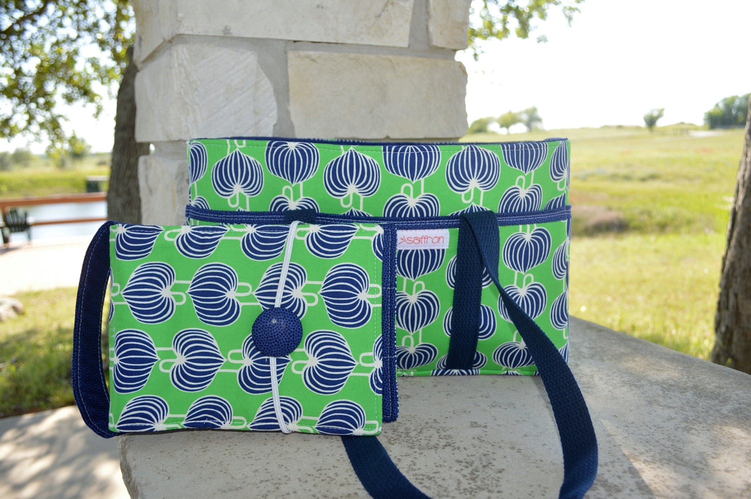 Knit Bag and Knitting Needle Organizer