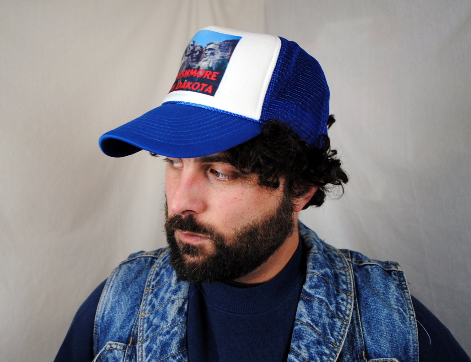 Vintage Mount Rushmore Trucker Hat