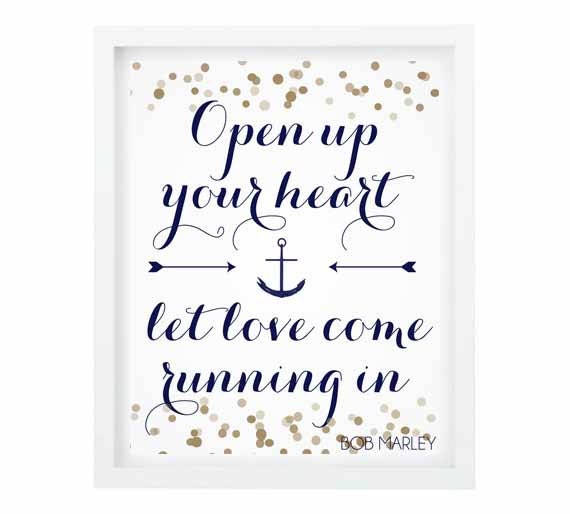Let Love Anchor Print