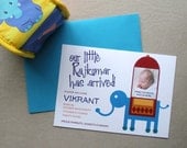Little Rajkumar Baby Birth Announcement (Boy) - SAMPLE