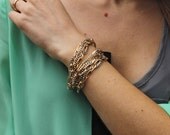Silver and Gold Chain Wrap