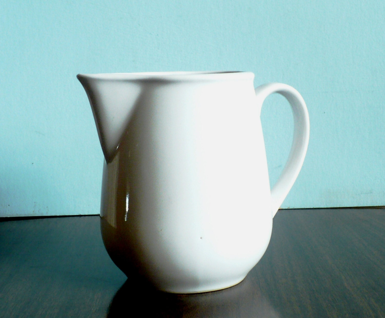 Vintage Cream Pitcher Modern Minimal Made in Holland