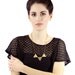 brass bunting necklace