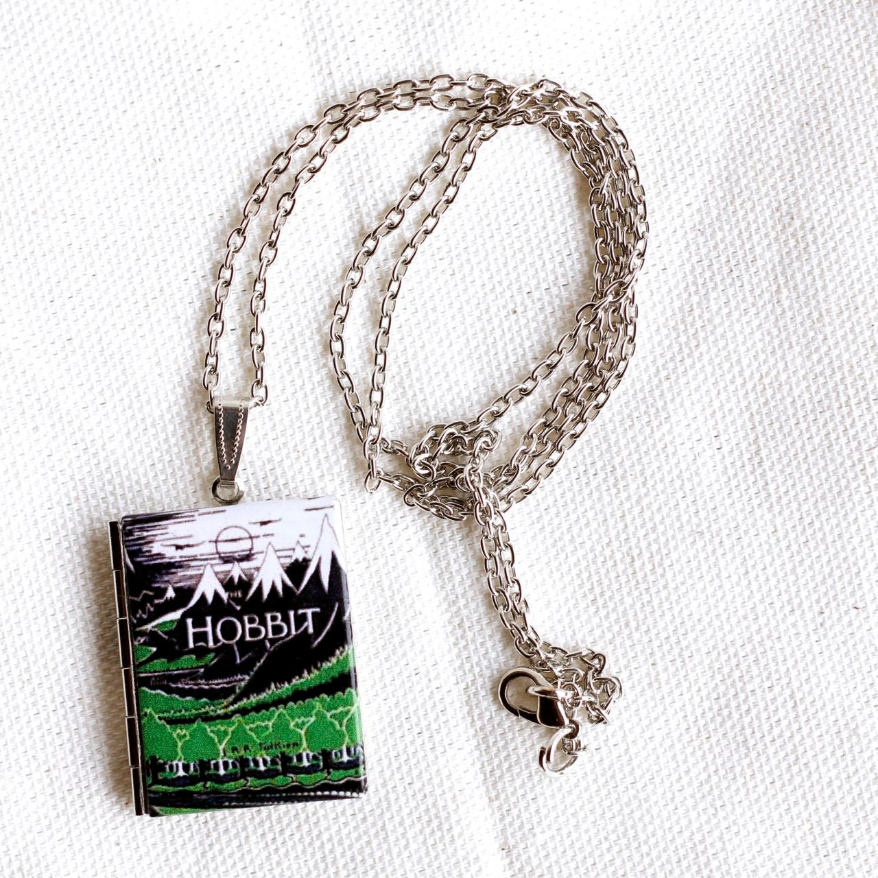 The Hobbit Pendant - Book Locket, Tolkien