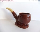 On Sale Vintage Pipe Ceramic Dish