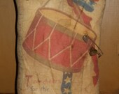 primitive American Pillow Tuck