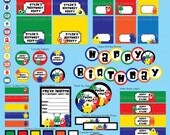 PRINTABLE Monster Theme PDF Birthday Party Package Il_170x135