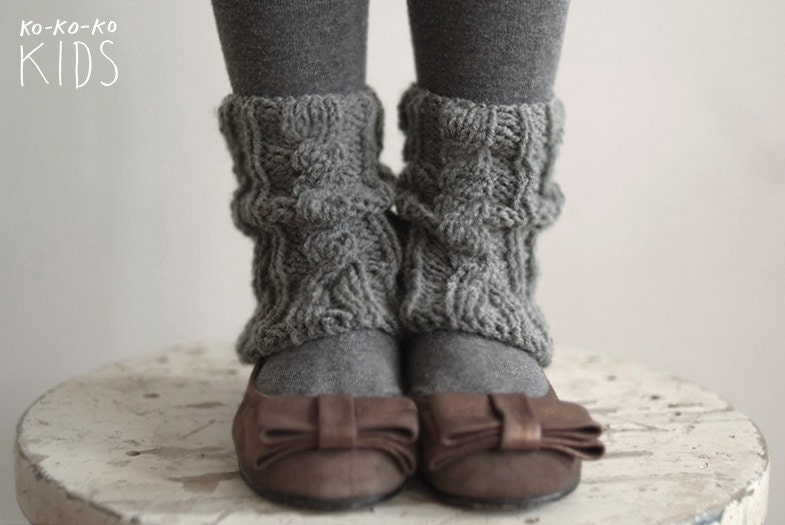 Knitted Leg Warmers for Girls (various color)