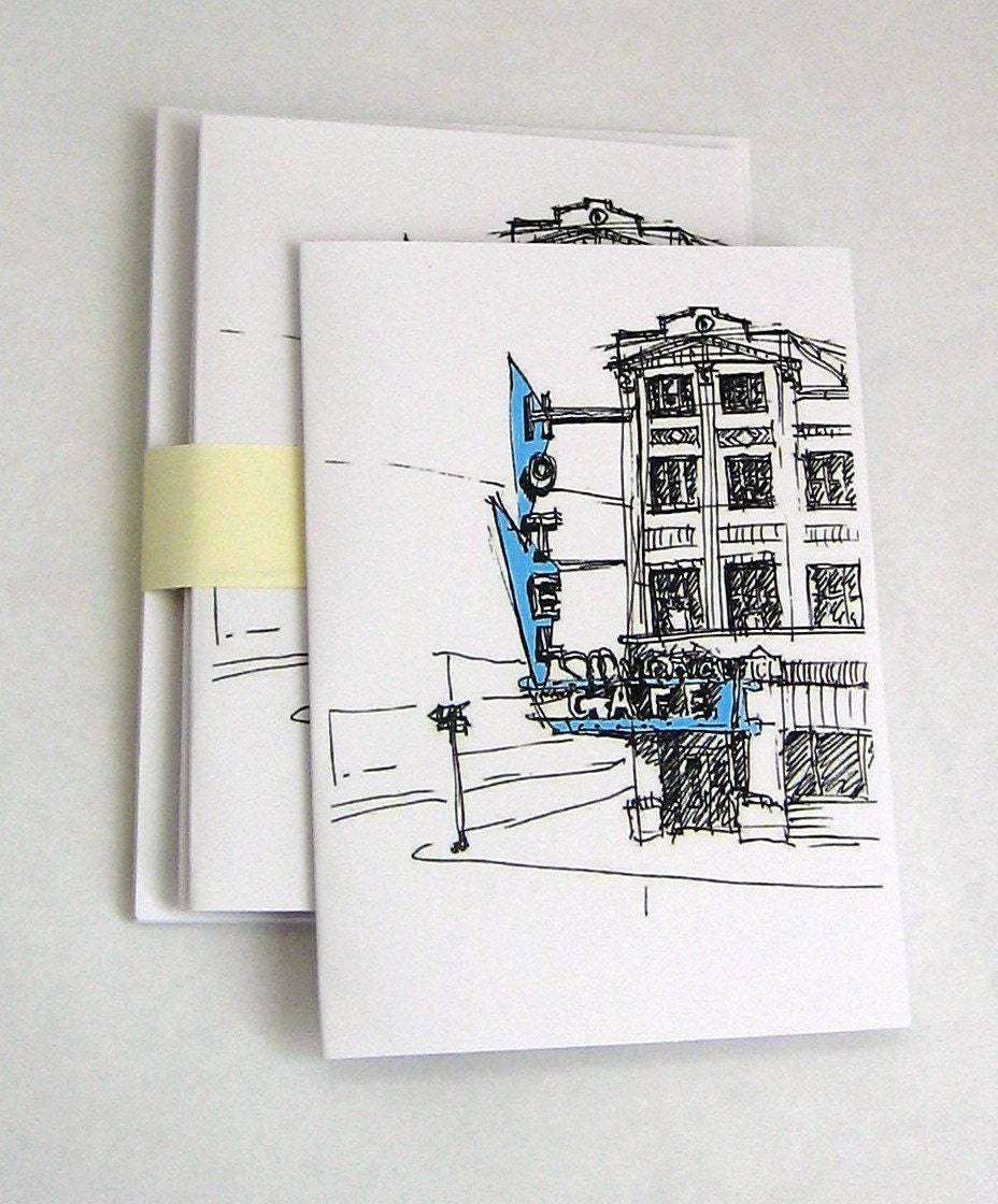 Cards of the The Murray Bar, Livingston, MT - 4x6