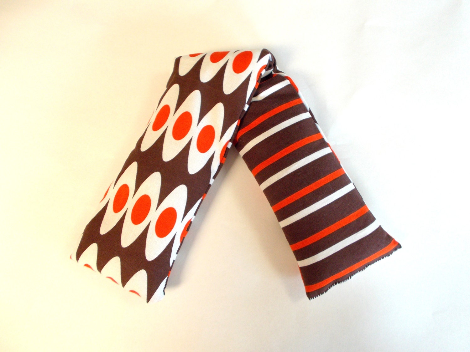 Neck, shoulders & wrist warmer hot pack filled with rice - OOAK