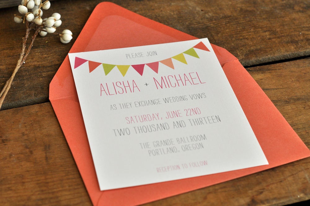Celebrate Wedding Invitation