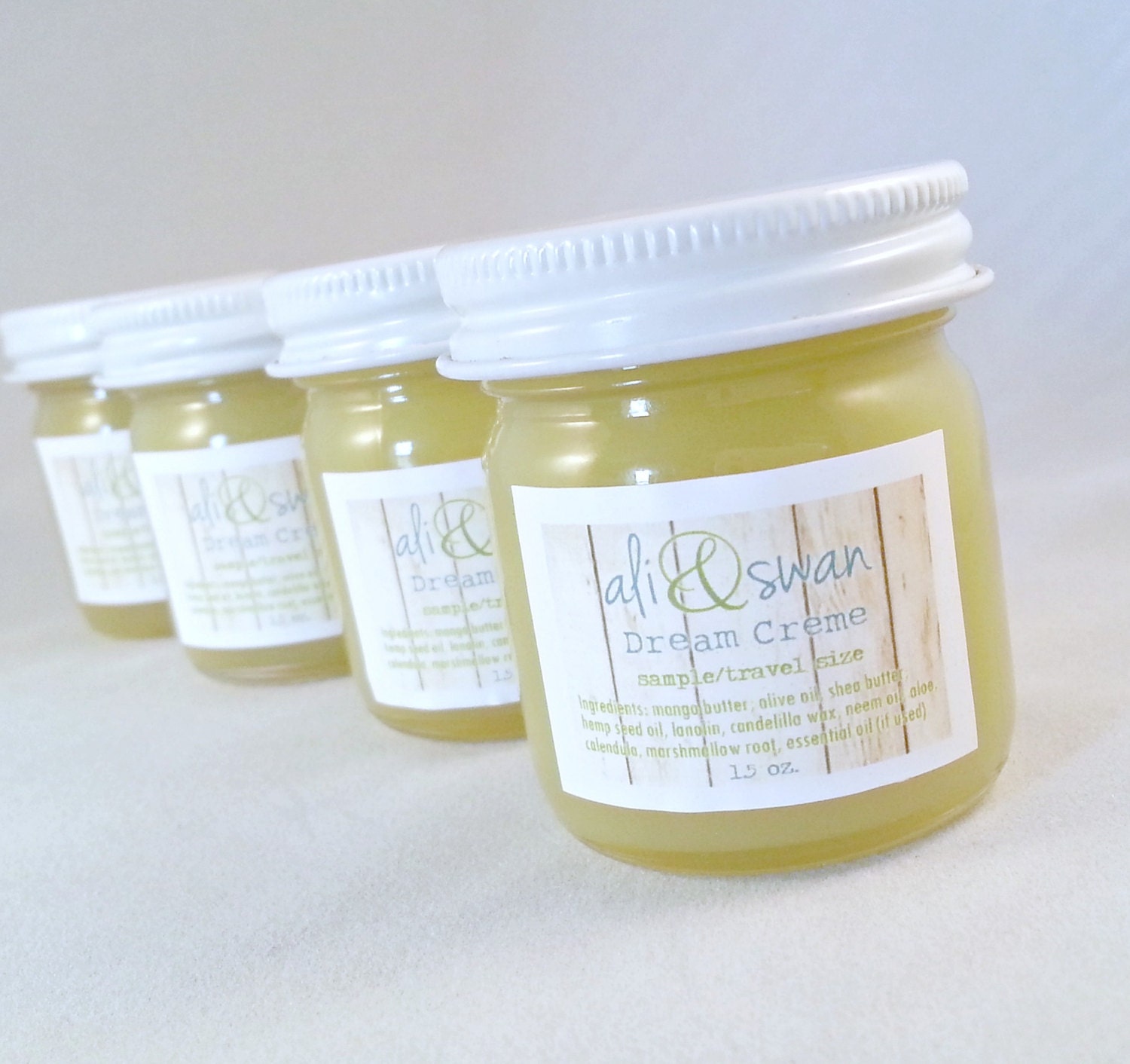 Dream Creme // One and a half ounces // Problem skin // Dry Skin // Body Cream // All natural lotion