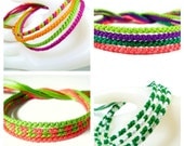 Custom Set of Four Handmade Friendship Bracelets