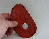 Large Padauk Kidney Rib, Pottery Tool