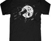 Mens unisex T-shirt --- Trip to the Moon -- sizes sm med lg xl xxl