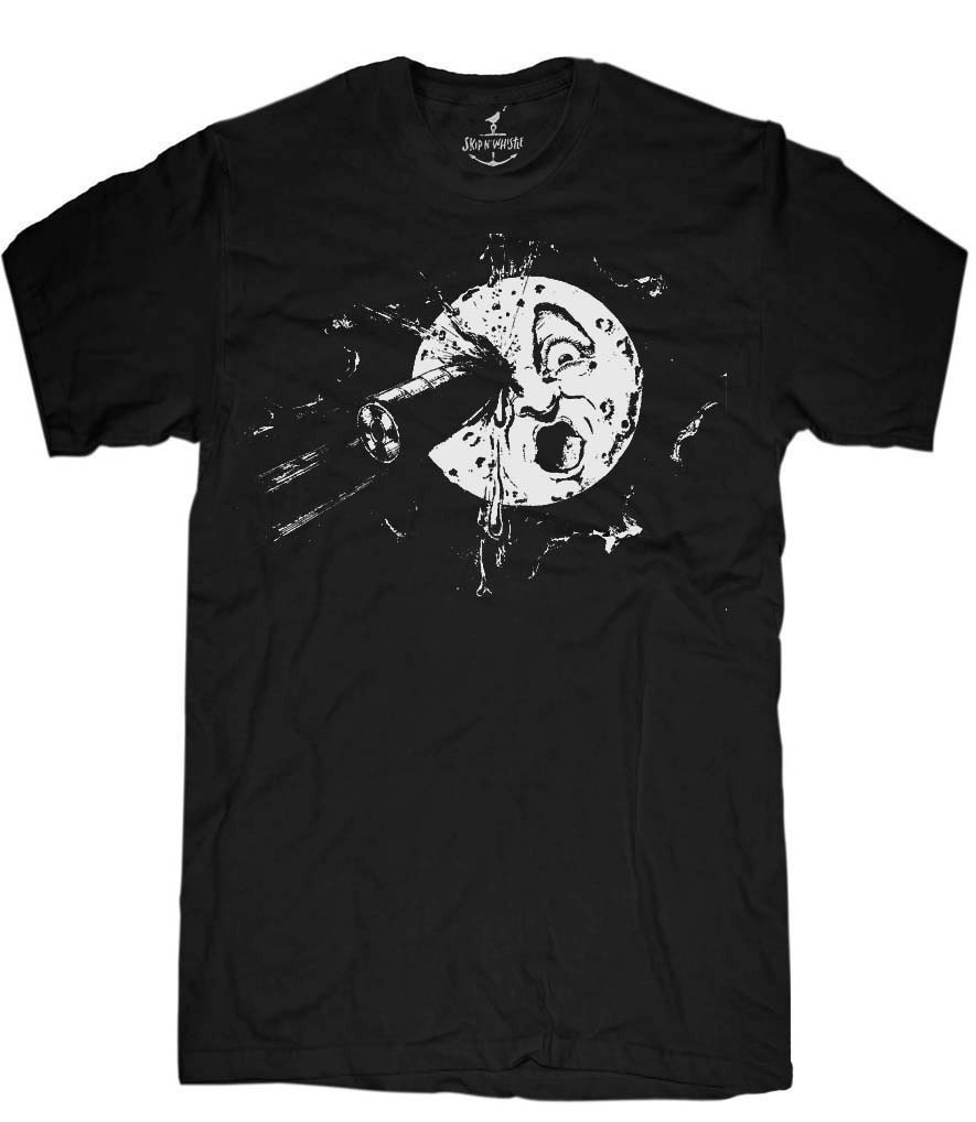 Mens unisex T-shirt --- Trip to the Moon -- sizes sm med lg xl xxl
