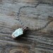 Aquamarine Necklace Gemstone Pendant Birthstone Pendant March Aquamarine Pendant Sea Blue Mineral Organic Handmade Artisan
