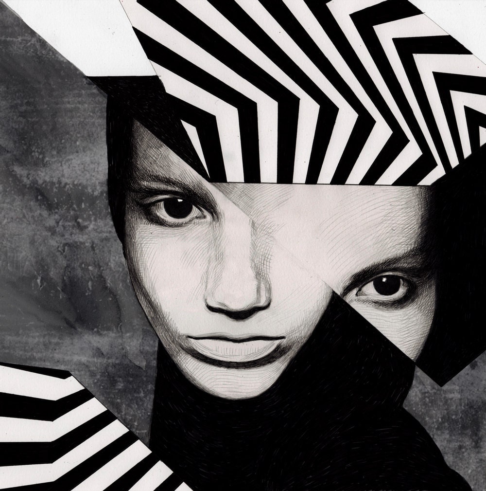Medium Print of DOLOR / Giclee print (18.5" x 18.5" / 47cm x 47 cm) Limited Edition. Signed. Archival.
