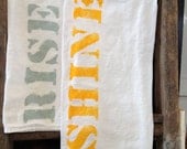 Rise and Shine Set of 2 Flour Sack Towels