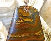 NEW - Simple Sensation Tiger Eye Bronze Pendant