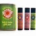 Gift Set. Three Lip Balm Tubes, Handmade, All Natural, Gluten Free, Chemical Free