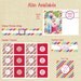 Mod Chic Rainbow Dots and Stripes Photo Birthday Invite - PRINTABLE INVITATION DESIGN