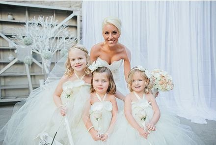 Ivory Flower Girl Dress for Girls