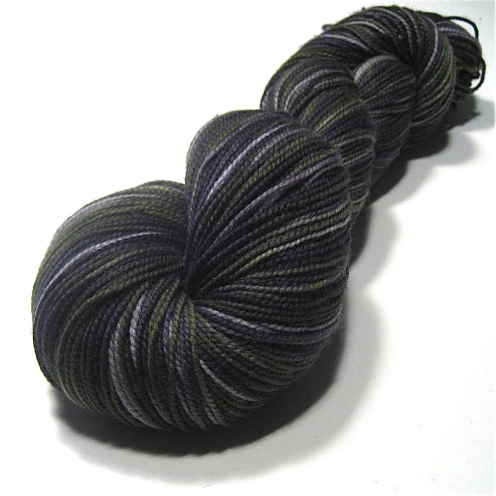 Sock yarn fingering weight hand dyed superwash merino / nylon, Sea Urchin